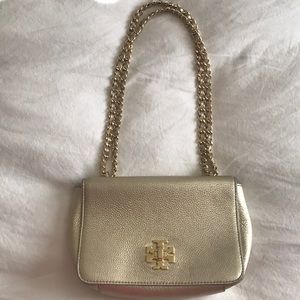 Tory Burch gold crossbody